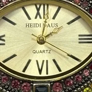 Heidi Daus Once Upon a Time Hinged Cuff Watch B7098 NEW IN BOX HEIDI DAUS CUFF WATCH Once Upon A Time B7098 Swarovski  main image 2